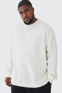 Plus Back Print Oversized Sweatshirt | BoohooMAN UK