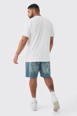 Plus Basic Crew Neck T-shirt | BoohooMAN UK