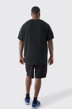 Plus Brooklyn Print T-shirt | BoohooMAN UK