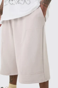 Plus Carpenter Loopback Jersey Jort | BoohooMAN UK