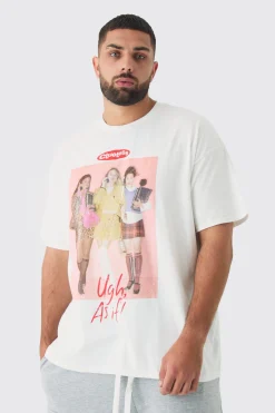 Plus Clueless License Print T-shirt | BoohooMAN UK