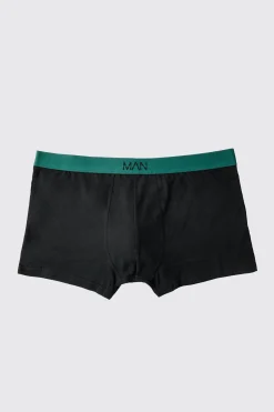 Plus Contrast Waistband 5 Pack Classic Boxer | BoohooMAN UK