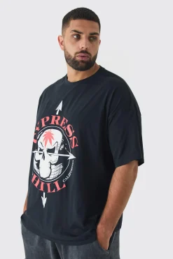 Plus Cypress Hill License Print T-shirt | BoohooMAN UK