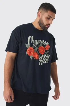 Plus Cypress Hill License Print T-shirt | BoohooMAN UK