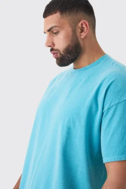 Plus Dragon Ball Z Back Print License Overdye Print T-shirt | BoohooMAN UK