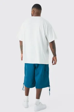 Plus Ed Edd N Eddy License Print T-shirt In White | BoohooMAN UK