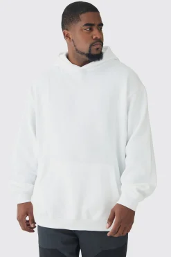 Plus Floral Back Print Oversized Hoodie | BoohooMAN UK