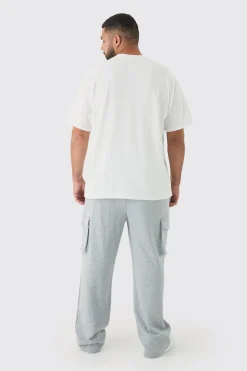 Plus Genesis License Print T-shirt | BoohooMAN UK