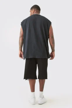 Plus Green Day License Print Tank | BoohooMAN UK