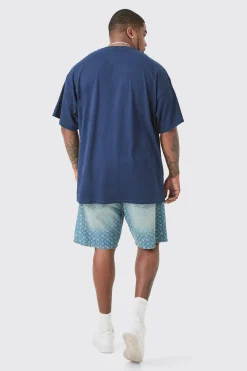 Plus Hot Wheels License Print T-shirt | BoohooMAN UK