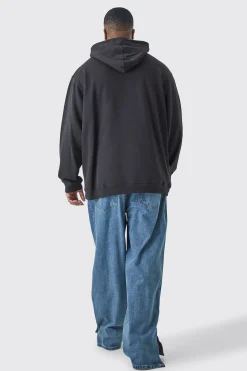 Plus Iron Man Comic Oversized Hoodie | BoohooMAN UK