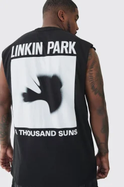Plus Linkin Park License Tank Top | BoohooMAN UK