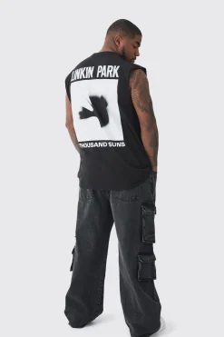 Plus Linkin Park License Tank Top | BoohooMAN UK