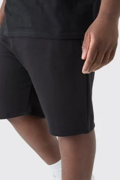 Plus Loose Fit Jersey Short | BoohooMAN UK