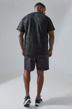Plus Man Active Camo 5Inch 2-in-1 Regular Fit Short | BoohooMAN UK
