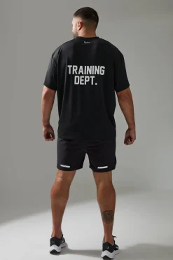 Plus Man Active Performance 5inch 2-in-1 Regular Fit Shorts | BoohooMAN UK
