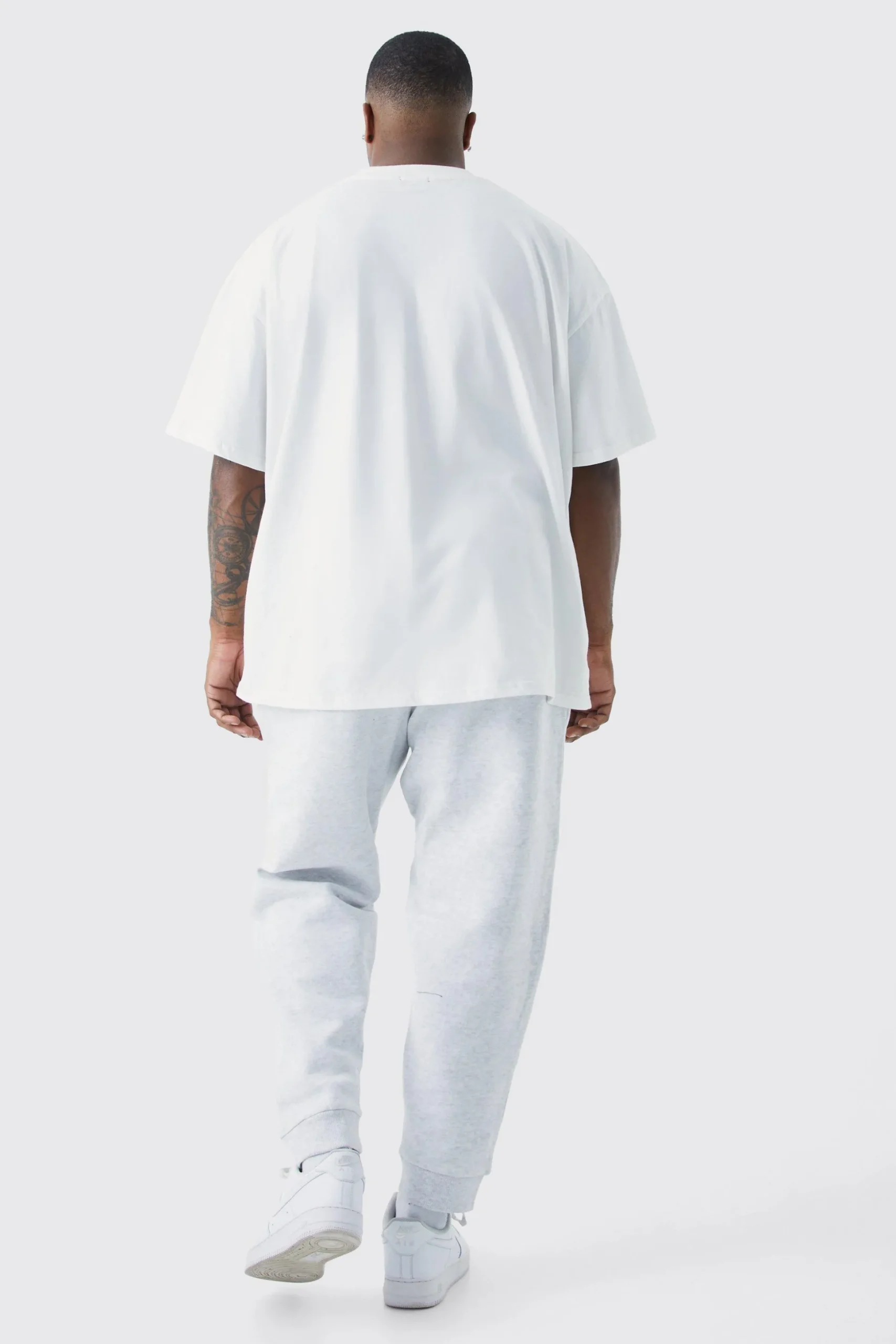 Plus Man Core Fit Jogger | BoohooMAN UK