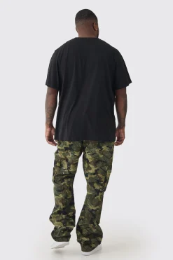 Plus New York City Varsity T-Shirt | BoohooMAN UK