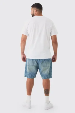 Plus Ninja Turtle Printed License T-shirt In White | BoohooMAN UK