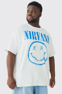 Plus Nirvana Face License T-shirt | BoohooMAN UK