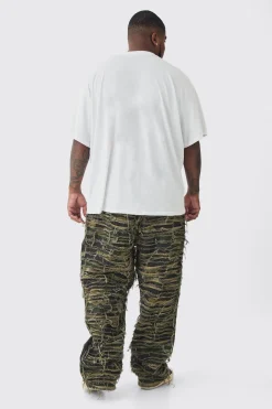 Plus Not For Resale Oversized Print T-shirt In White | BoohooMAN UK