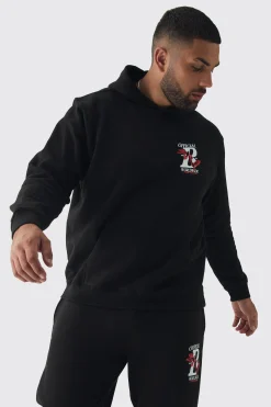 Plus Official Dove Printed Regular Fit Tracksuit | BoohooMAN UK