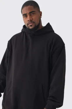 Plus Official Worldwide Back Printed Oversized Hoodie | BoohooMAN UK