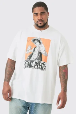 Plus One Piece License Print T-shirt | BoohooMAN UK
