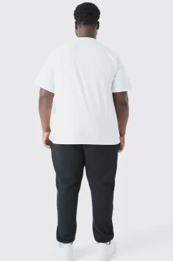 Plus Original Man Print T-shirt | BoohooMAN UK