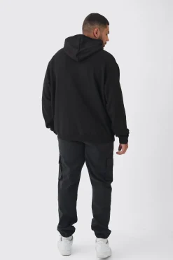 Plus Oversized Aaliyah License Hoodie | BoohooMAN UK