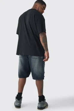 Plus Oversized Balaclava Floral Print T-shirt | BoohooMAN UK