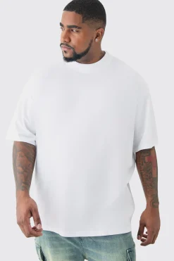 Plus Oversized California Back Print Floral T-shirt In White | BoohooMAN UK
