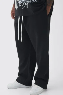 Plus Oversized Drop Crotch Jogger | BoohooMAN UK
