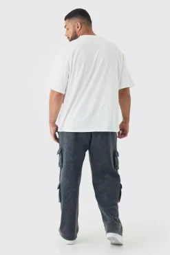 Plus Oversized Eazy E Large Scale License Print T-Shirt | BoohooMAN UK