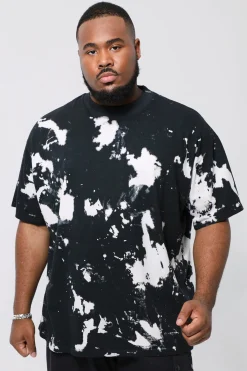 Plus Oversized Extended Neck T-shirt | BoohooMAN UK