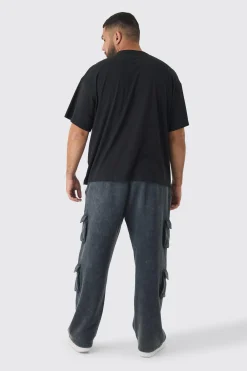 Plus Oversized Fearless Floral Balaclava T-shirt | BoohooMAN UK
