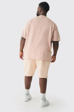 Plus Oversized Limited Applique Washed T-shirt | BoohooMAN UK