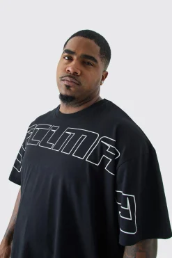 Plus Oversized Ofcl Man Teddy Graphic T-shirt | BoohooMAN UK