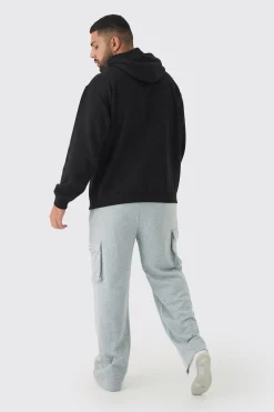 Plus Oversized Official Balaclava Print Hoodie | BoohooMAN UK
