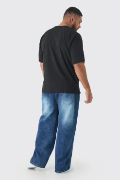 Plus Oversized Ozzy Osbourne License Print T-Shirt | BoohooMAN UK
