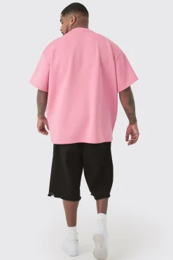 Plus Oversized Scuba T-shirt | BoohooMAN UK