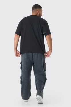 Plus Oversized Sold Out Print T-shirt | BoohooMAN UK