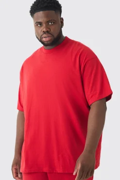 Plus Oversized T-Shirt & Short Set | BoohooMAN UK