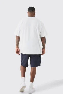 Plus Paris Print T-shirt | BoohooMAN UK