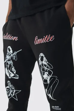 Plus Pinup Model Jogger | BoohooMAN UK