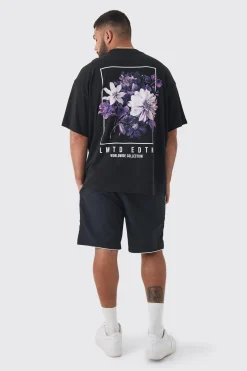 Plus Piping Detail Shorts | BoohooMAN UK