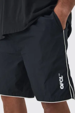 Plus Piping Detail Shorts | BoohooMAN UK
