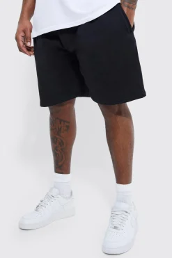 Plus Regular Fit Jersey Short | BoohooMAN UK