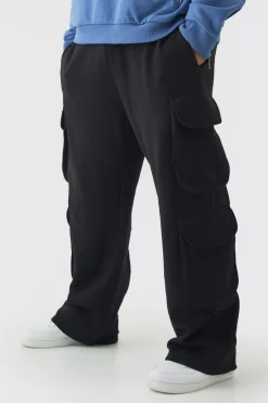 Plus Relaxed Cargo Pocket Jogger | BoohooMAN UK