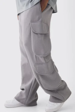 Plus Relaxed Cargo Pocket Jogger | BoohooMAN UK